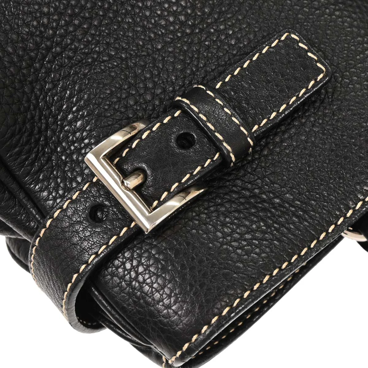 Prada Black Leather Handbag - Image 3