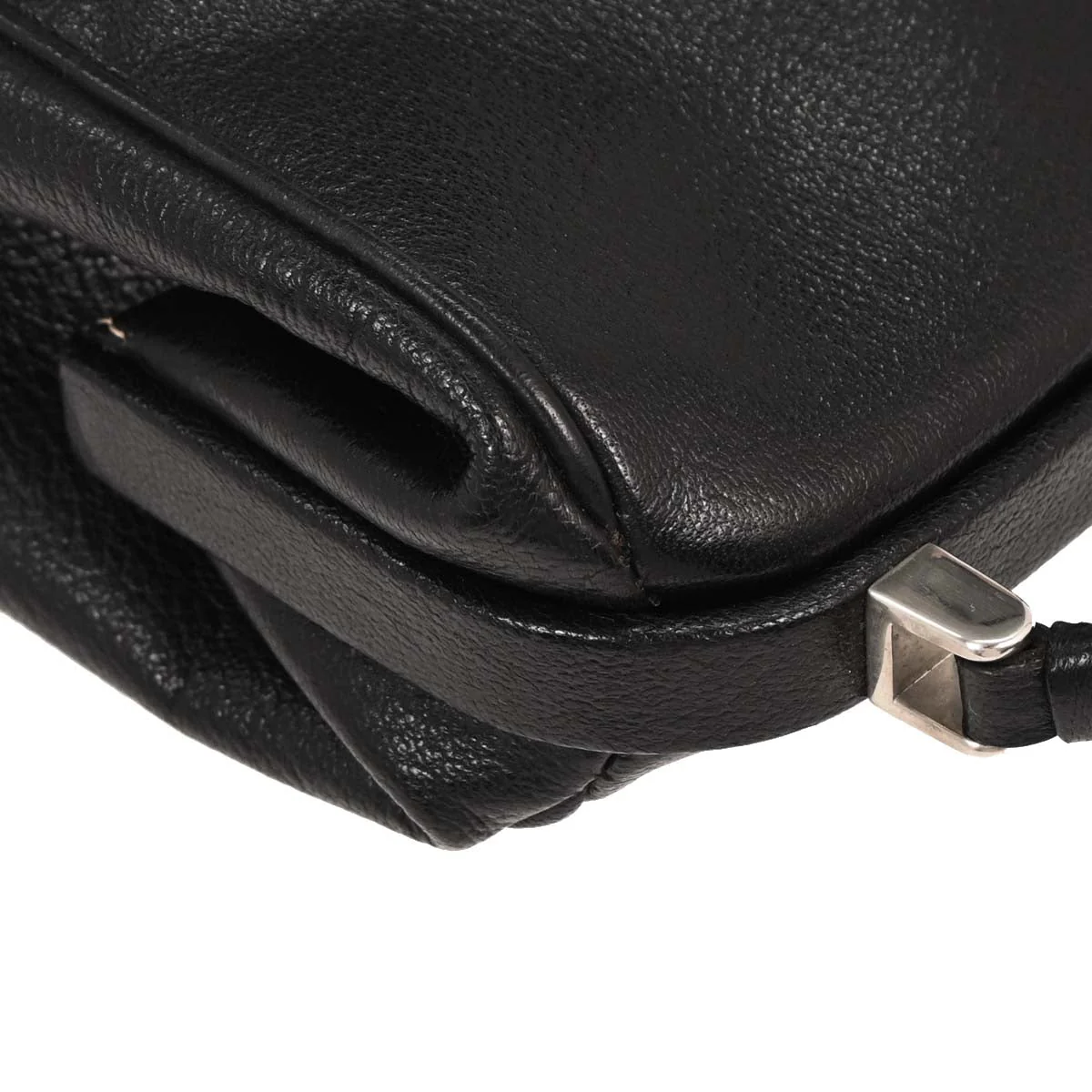 Prada Black Leather Handbag - Image 5