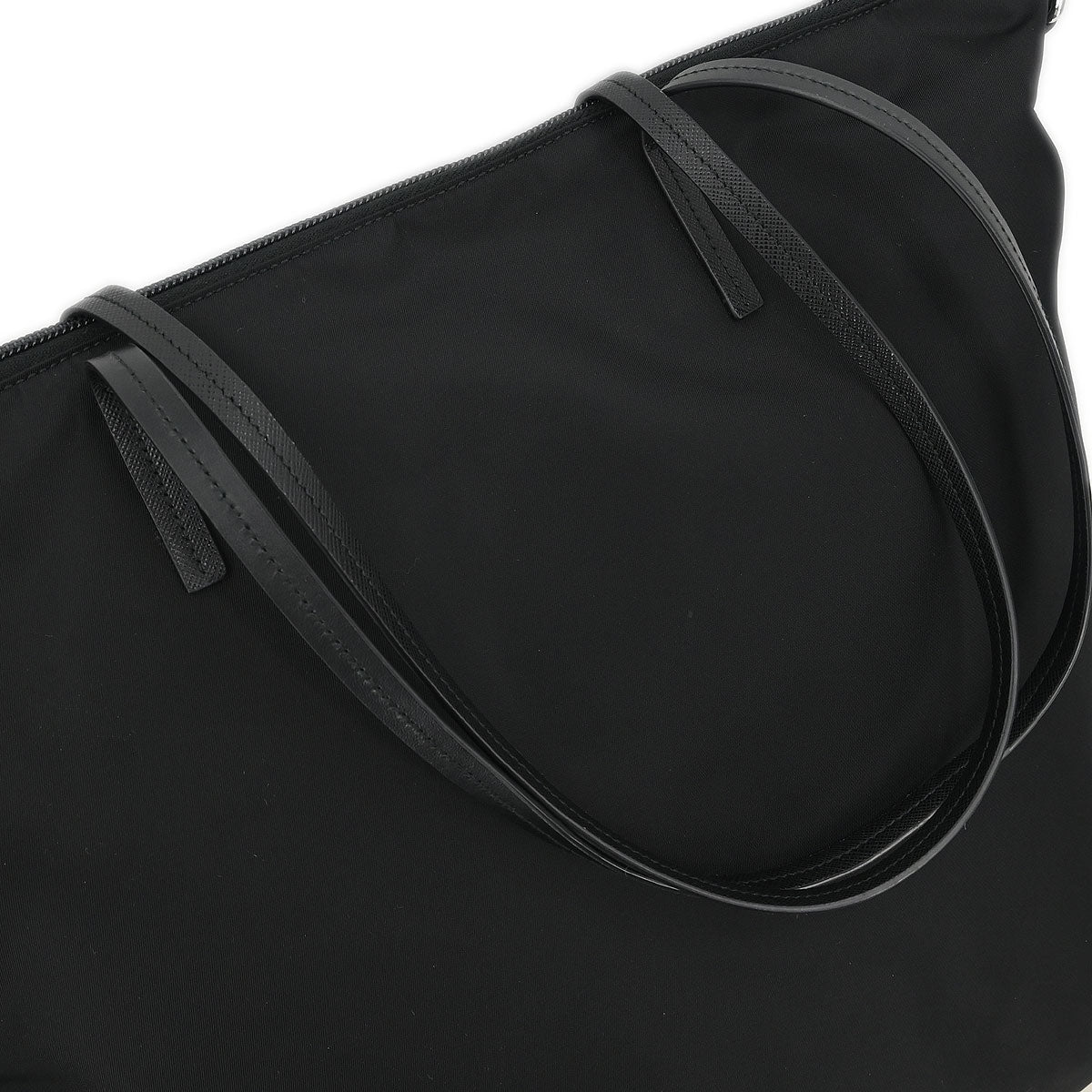 Prada Black Nylon 2way Shoulder Tote Handbag - Image 4