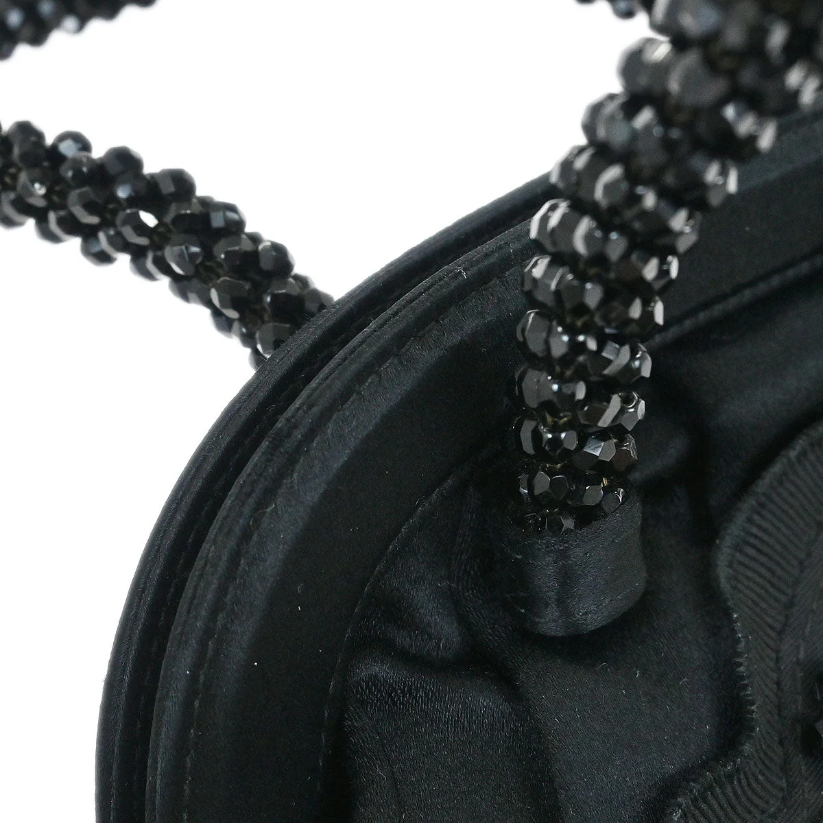 Prada Black Satin Handbag - Image 5