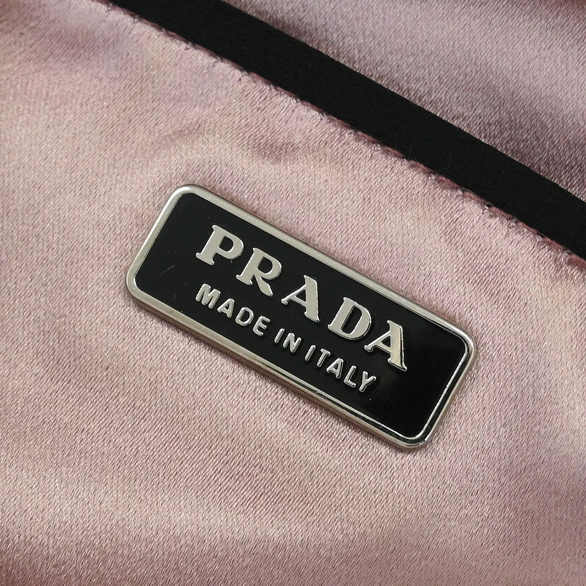 Prada Black Satin Handbag - Image 8