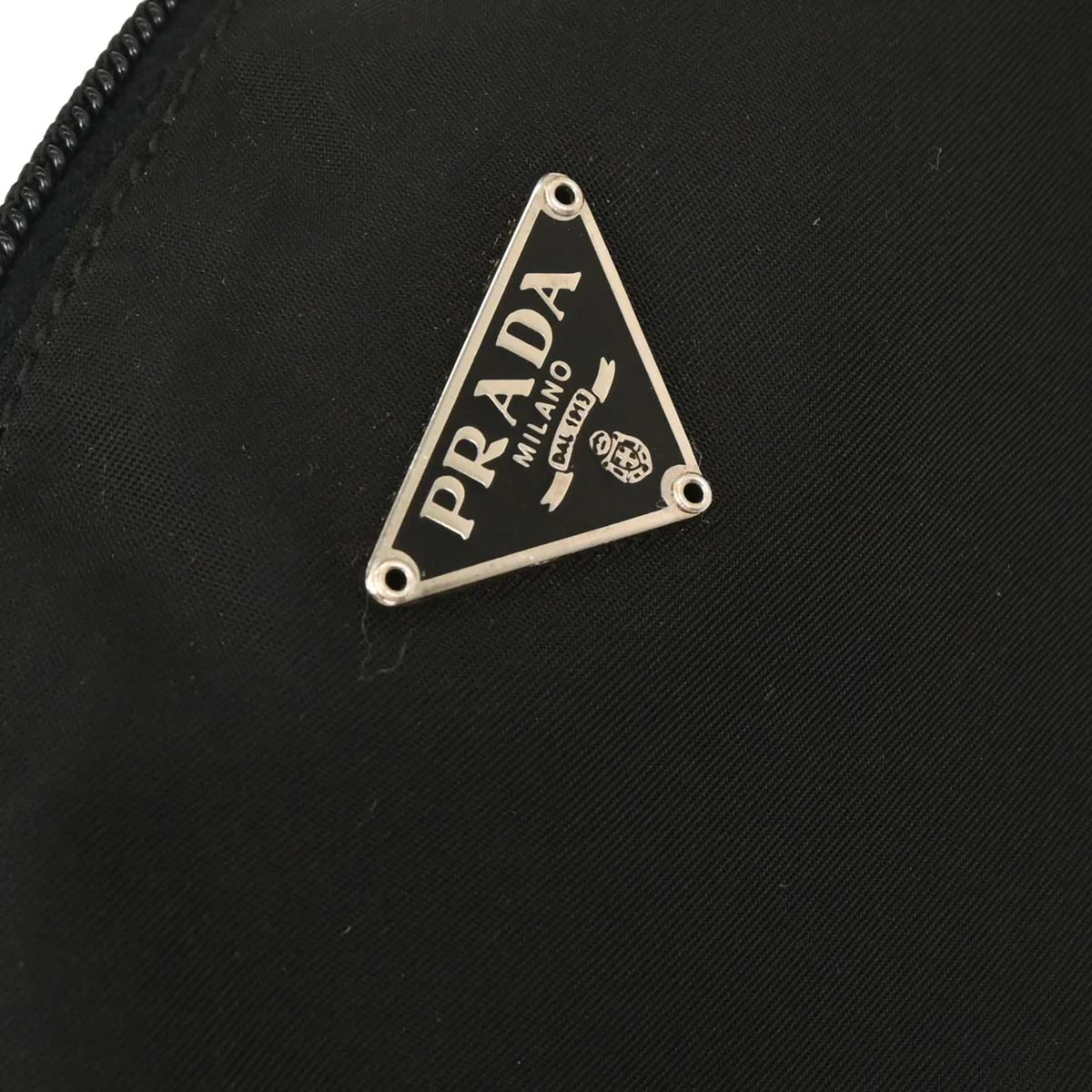 Prada Black Nylon Handbag - Image 10