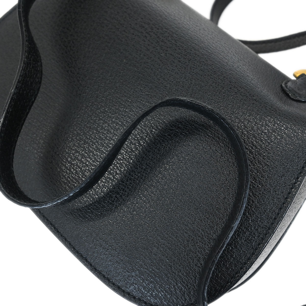 Gucci Black Pigskin Bamboo 2way Shoulder Handbag - Image 6