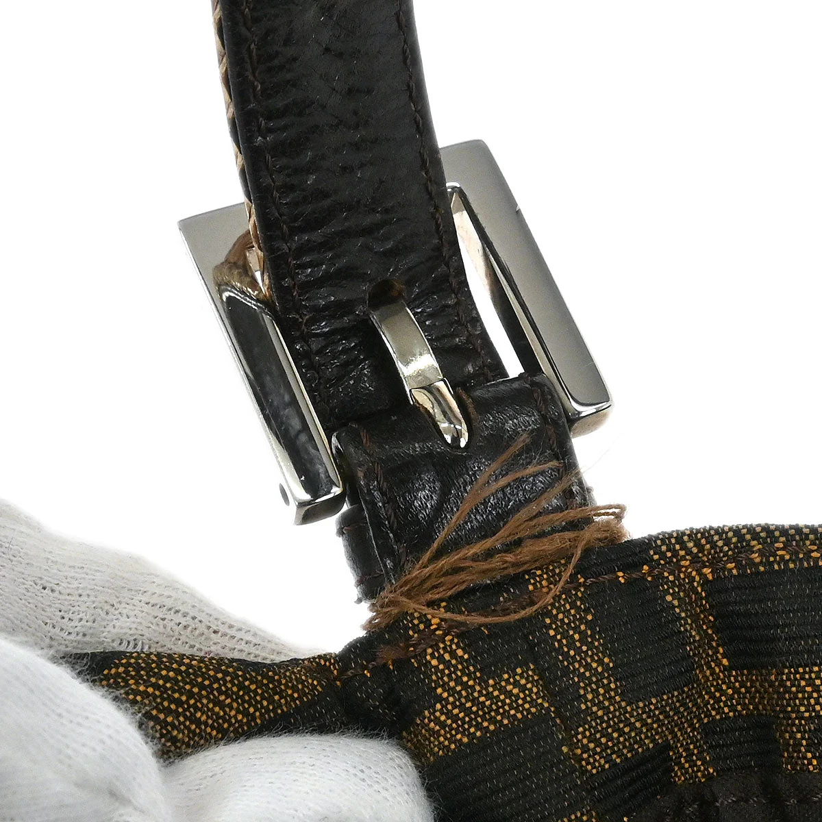 Fendi * Brown Zucca Baguette Handbag - Image 10