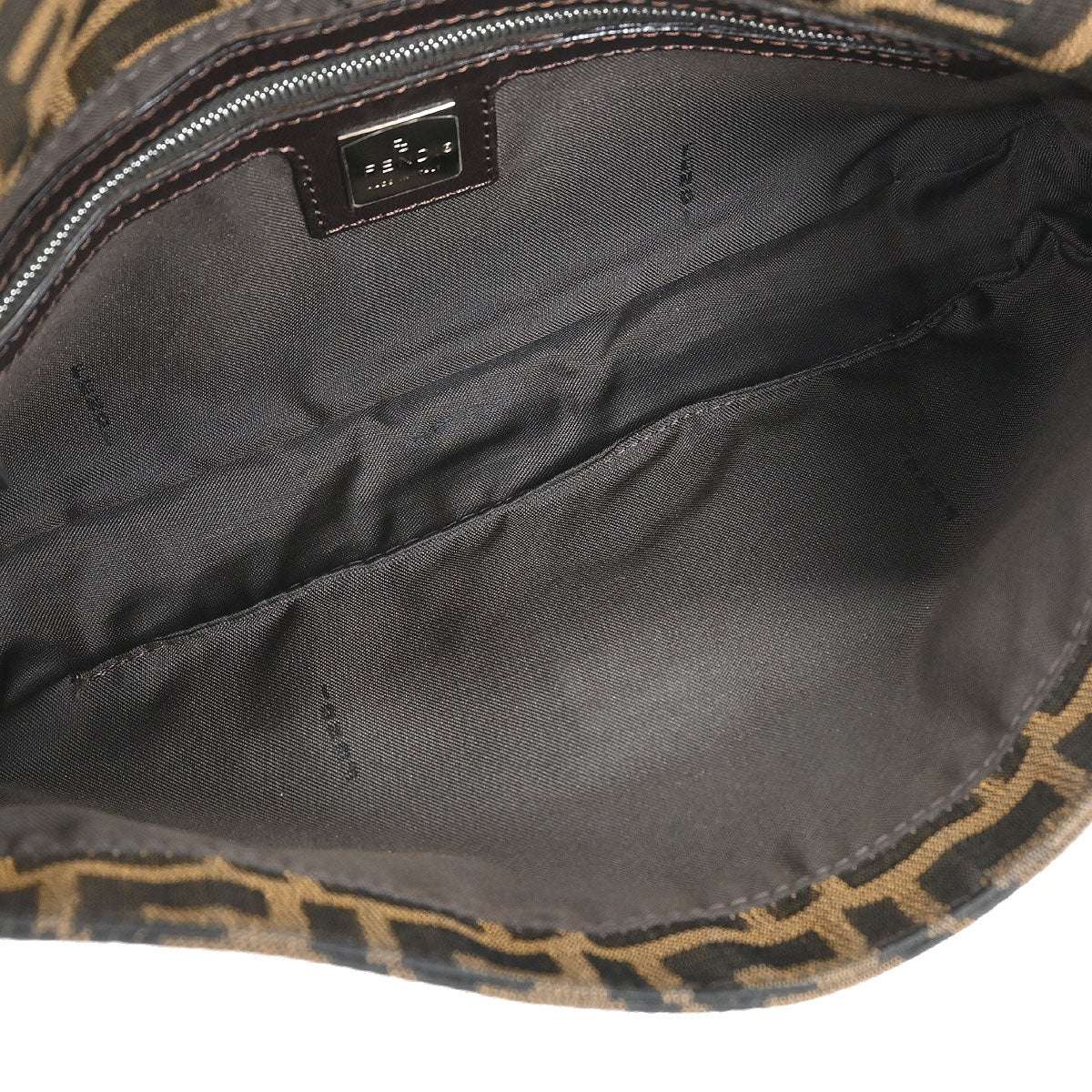 Fendi * Brown Zucca Baguette Handbag - Image 8