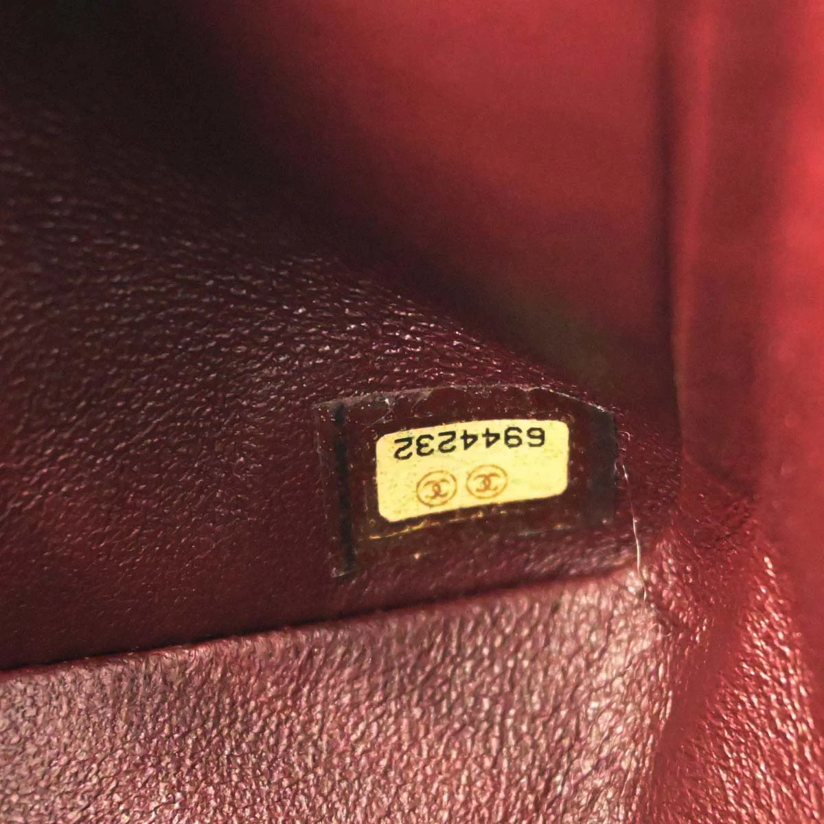 Chanel 2000-2001 Black Lambskin Medium Classic Double Flap Shoulder Bag - Image 10