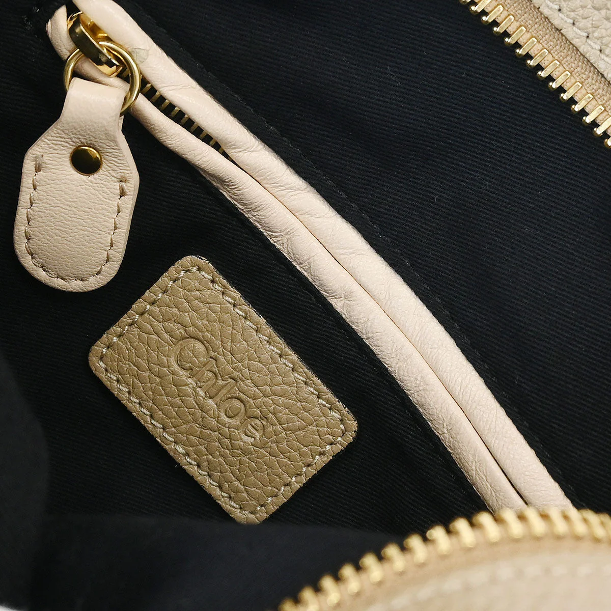 Chloe Beige Paraty 2way Shoulder Handbag - Image 9