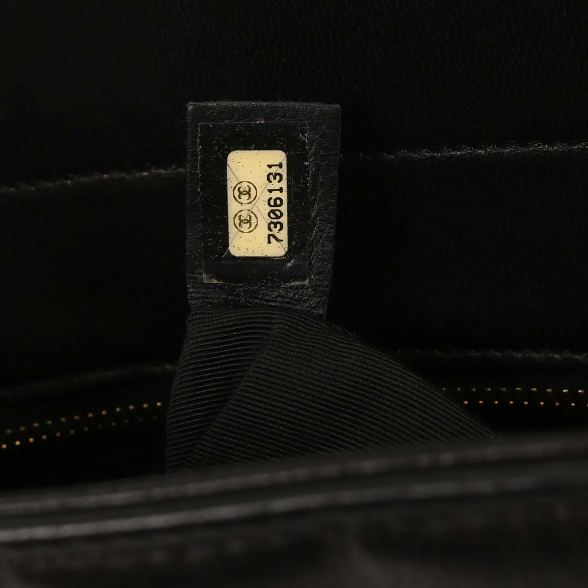 Chanel Black Lambskin Choco Bar Tote Shoulder Bag - Image 10