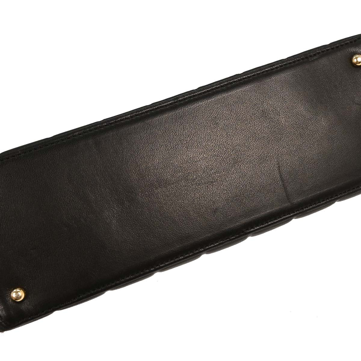 Chanel Black Lambskin Choco Bar Tote Shoulder Bag - Image 4
