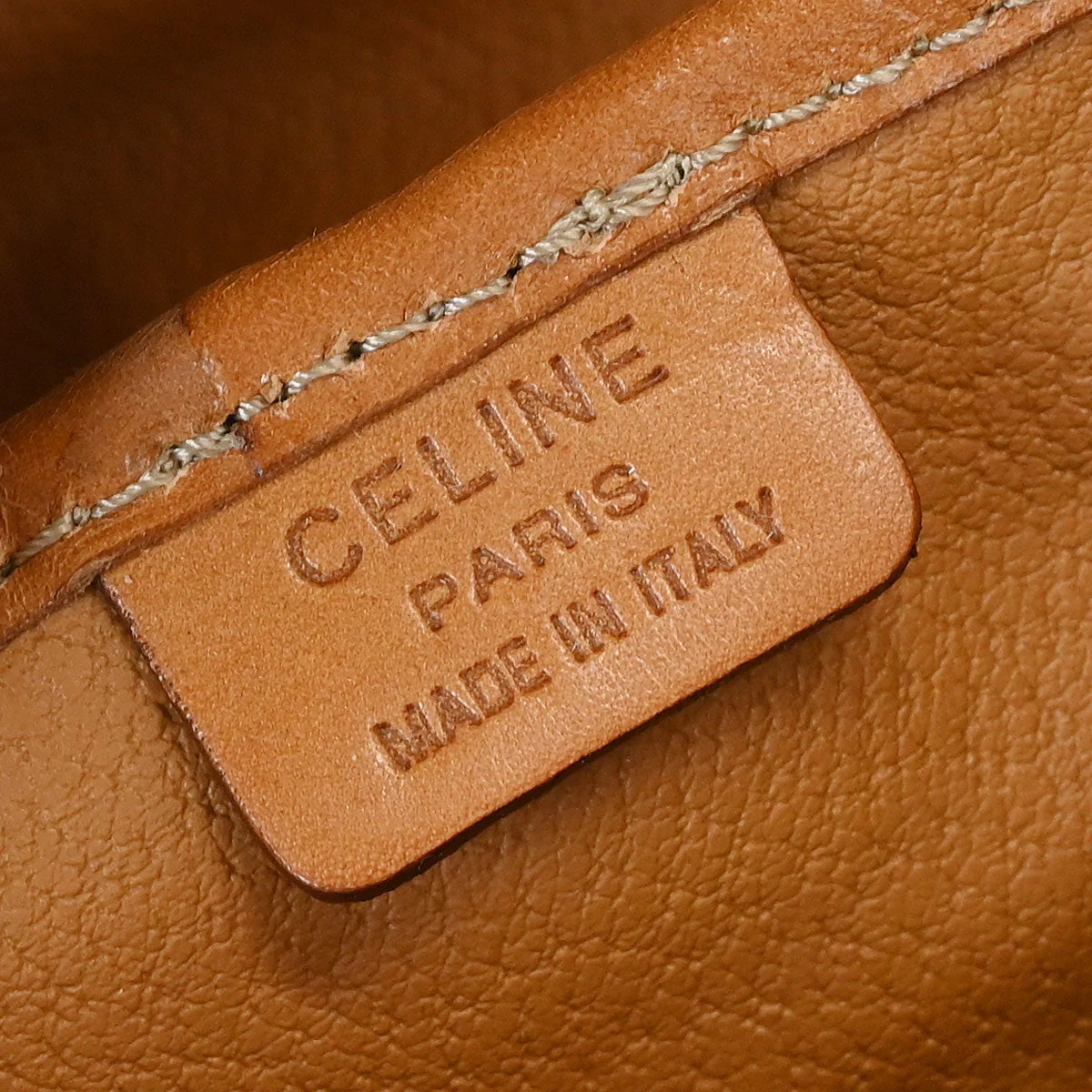 Celine White Brown Macadam Twin Backpack - Image 9