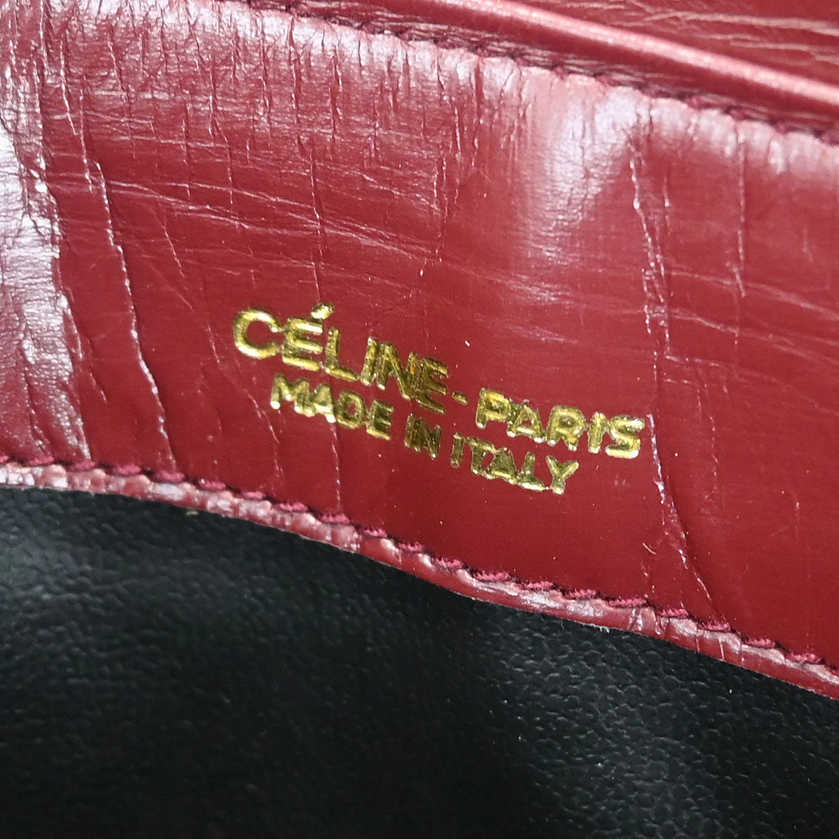 Celine Bordeaux C Macadam Shoulder Bag - Image 9