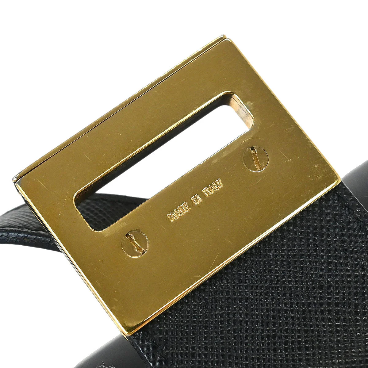 Salvatore Ferragamo Black Gancini Shoulder Bag - Image 7