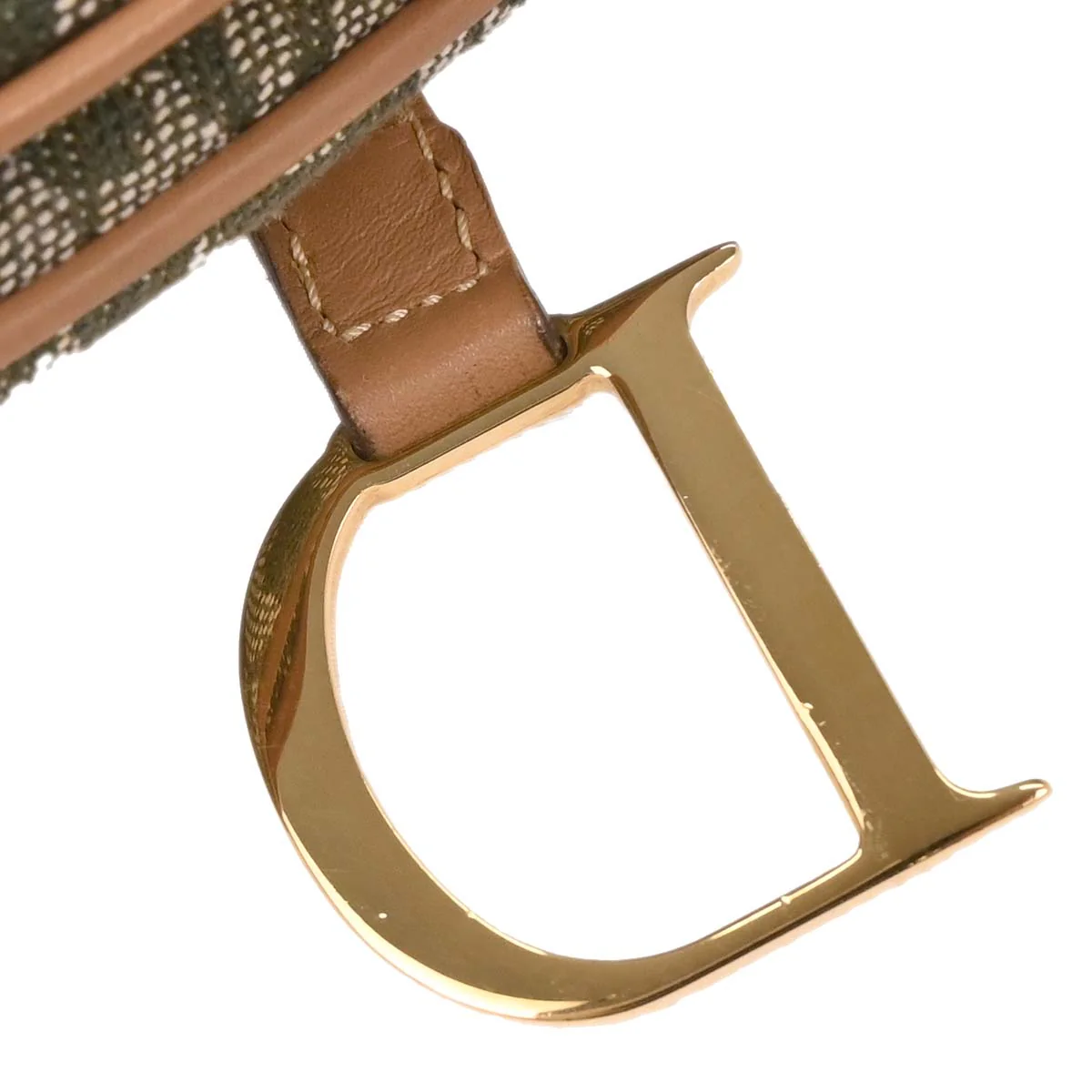 Christian Dior Green Trotter Double Saddle Handbag - Image 4