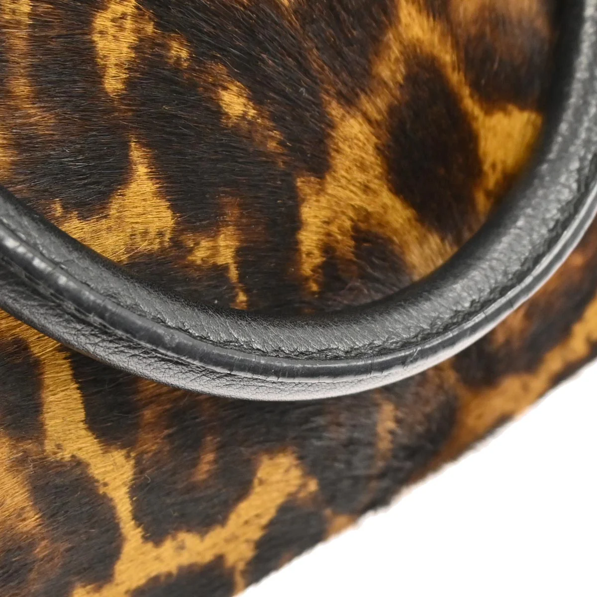 Loewe * Brown Pony Hair Amazona 28 Handbag - Image 3