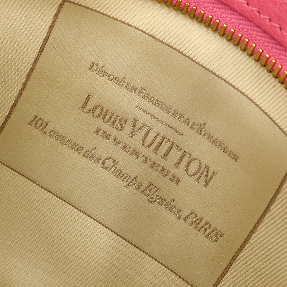 Louis Vuitton 2010 Pink Monogram Sabia Pochette Accessoires M93069 - Image 9