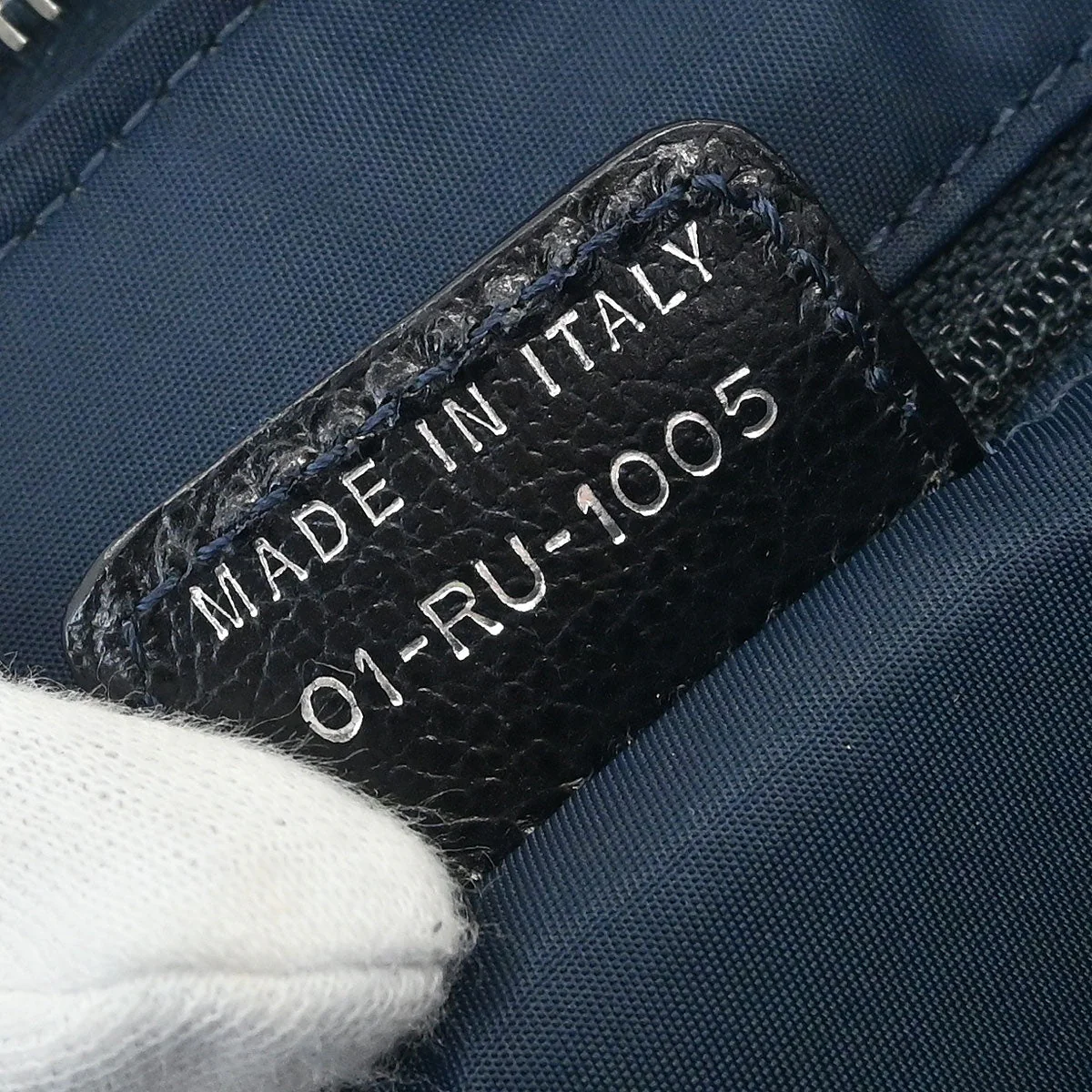 Christian Dior Navy Flight Tote Handbag - Image 10