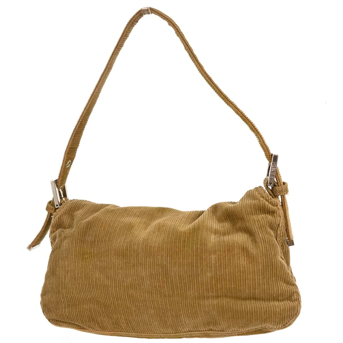 Fendi Brown Corduroy Handbag - Image 2