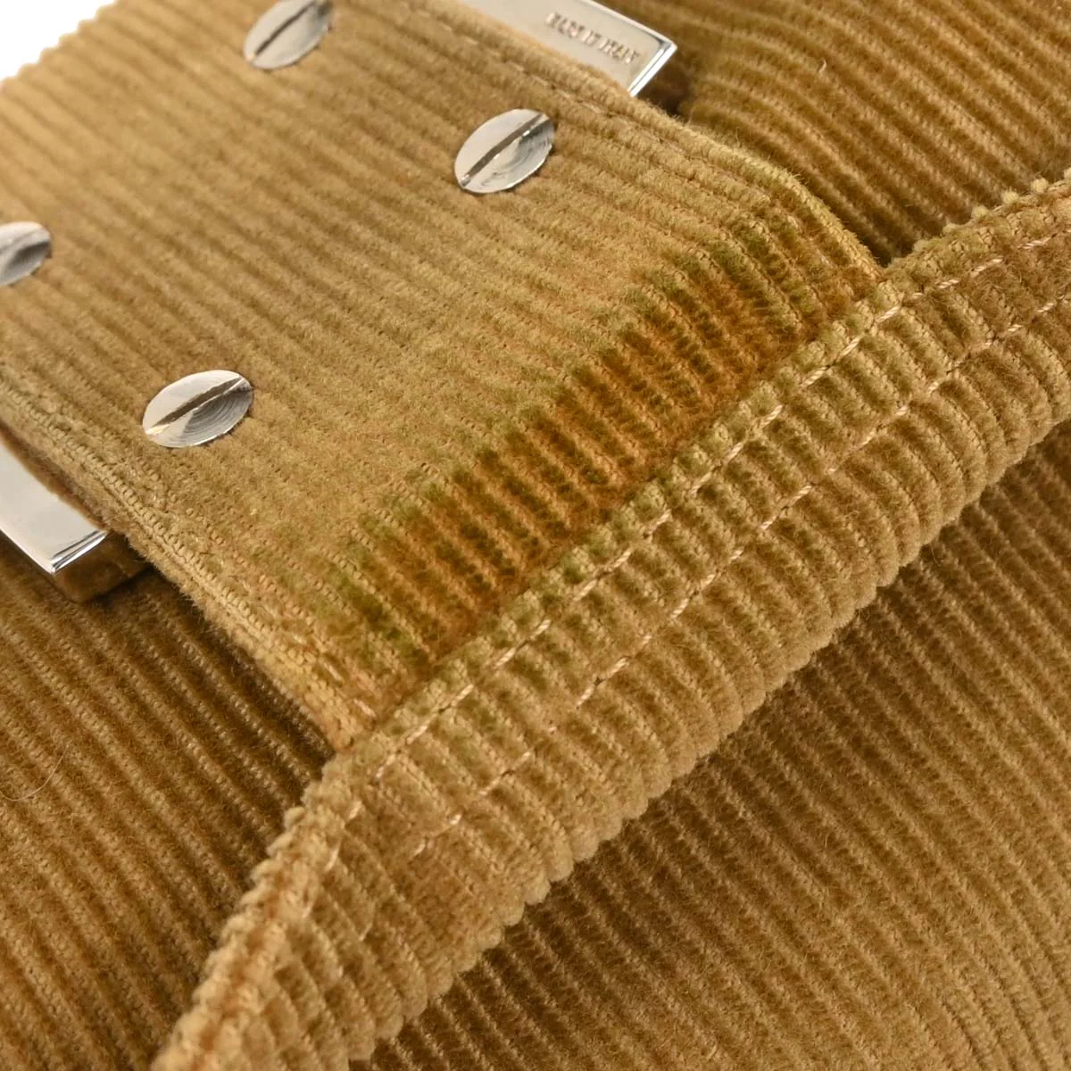 Fendi Brown Corduroy Handbag - Image 5