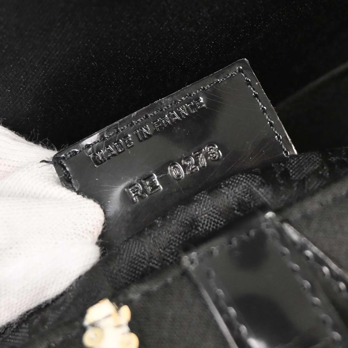 Christian Dior White Black Sequins Saddle Handbag - Image 10