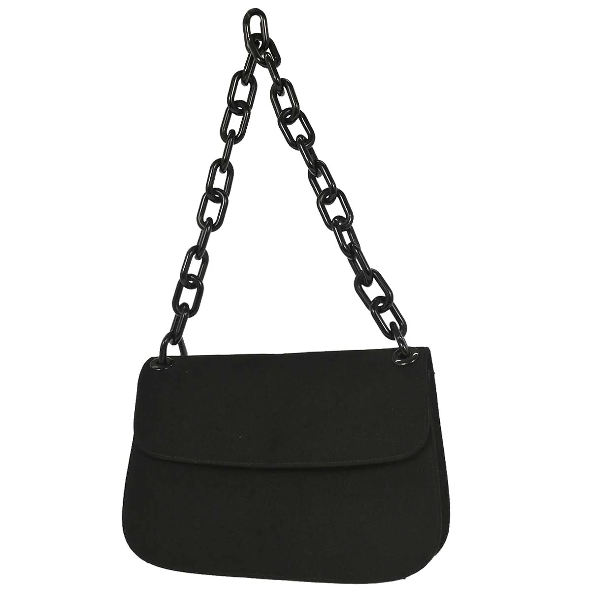 Prada Black Chain Shoulder Bag - Image 2