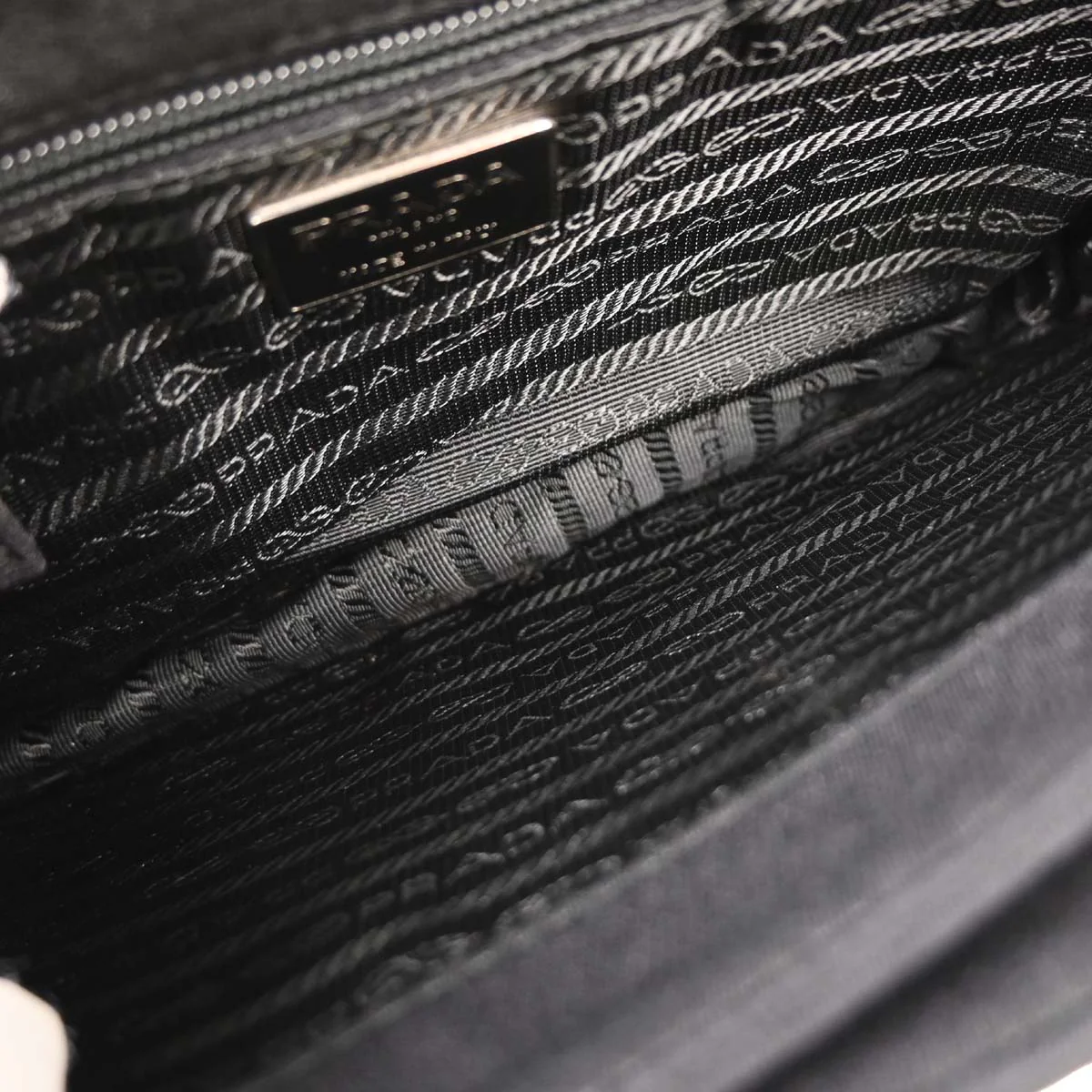 Prada Black Chain Shoulder Bag - Image 8