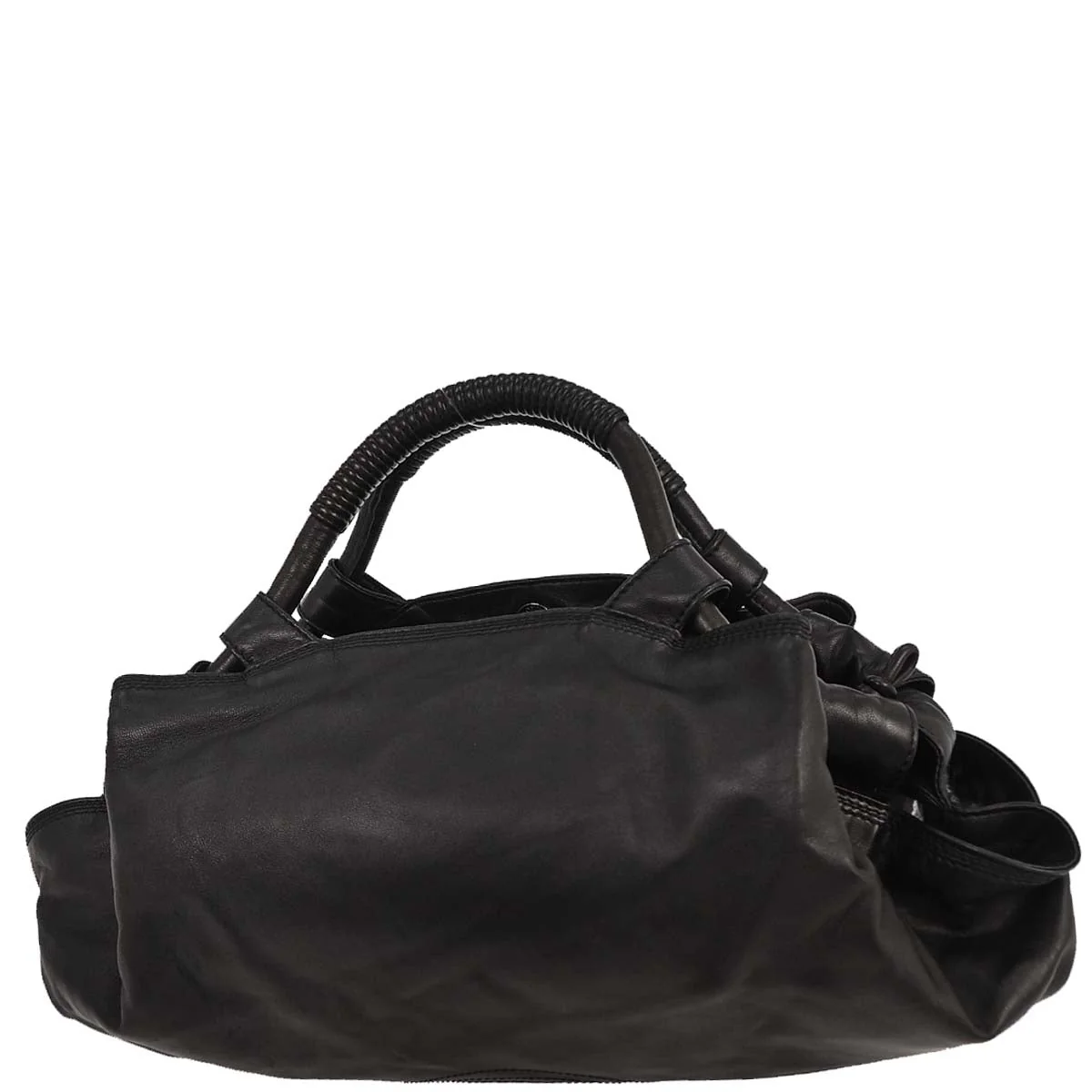Loewe Black Lambskin Nappa Aire Tote Bag - Image 2