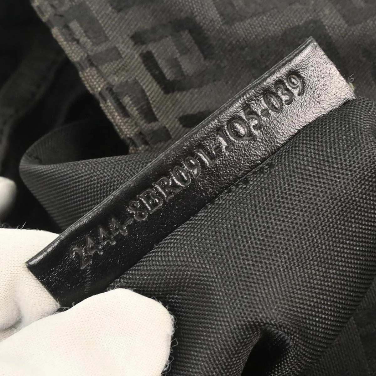 Fendi Black Zucchino Tote Bag - Image 10