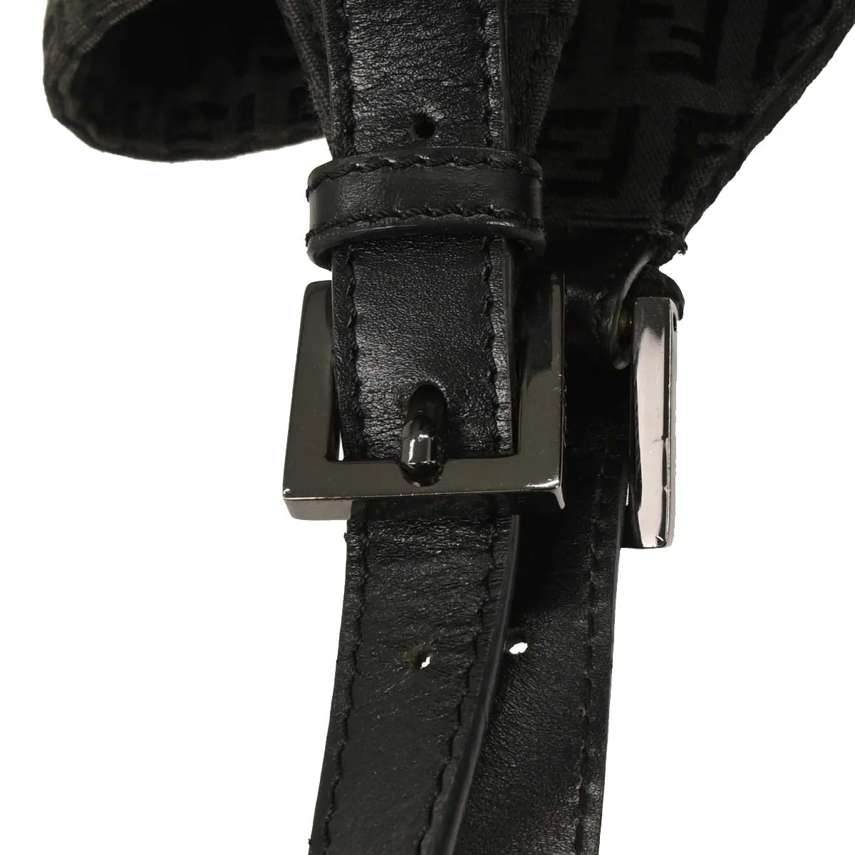 Fendi Black Zucchino Tote Bag - Image 5