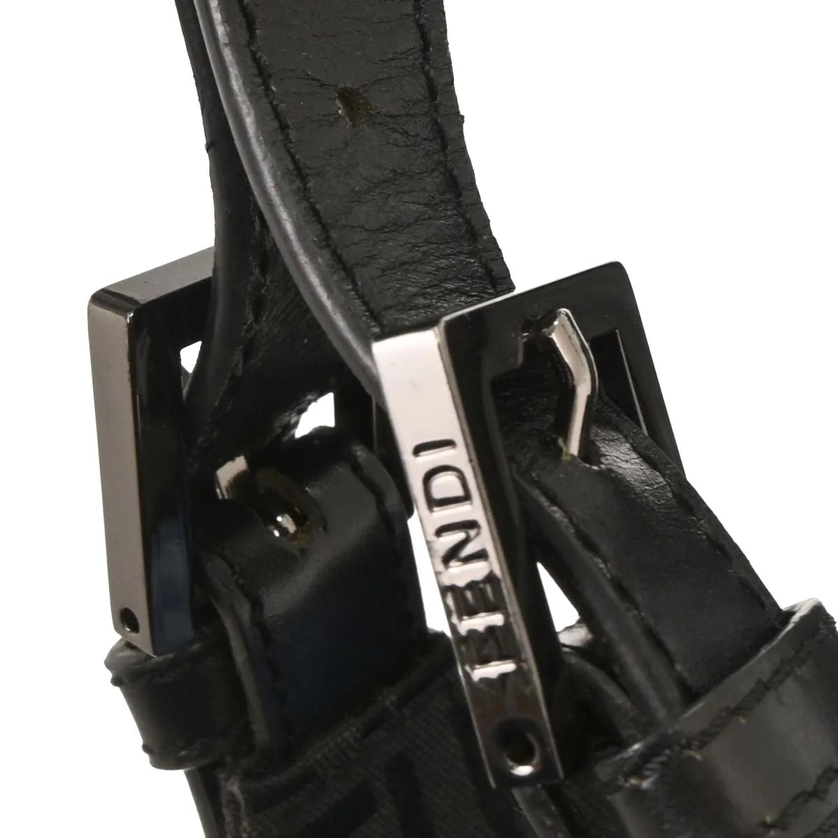 Fendi Black Zucchino Tote Bag - Image 7