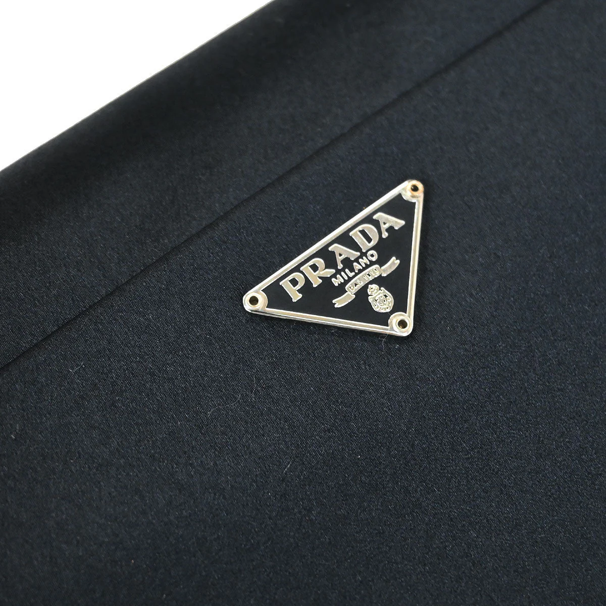Prada Black Satin Handbag - Image 4