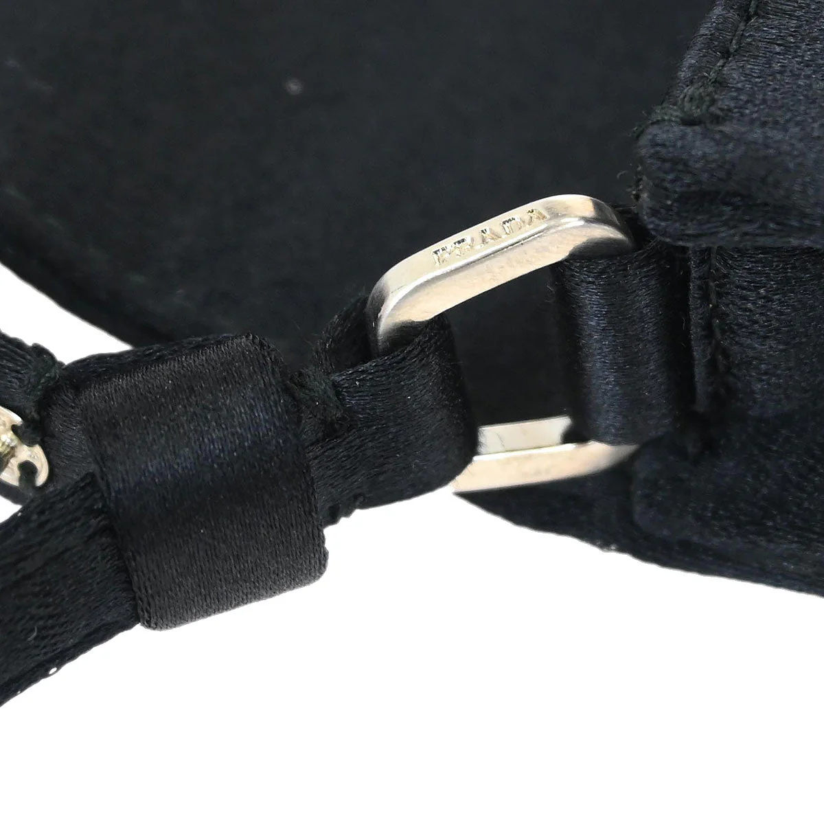 Prada Black Satin Handbag - Image 5