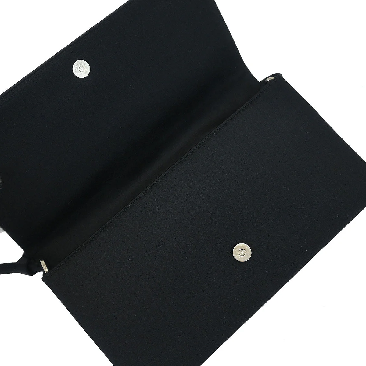 Prada Black Satin Handbag - Image 7