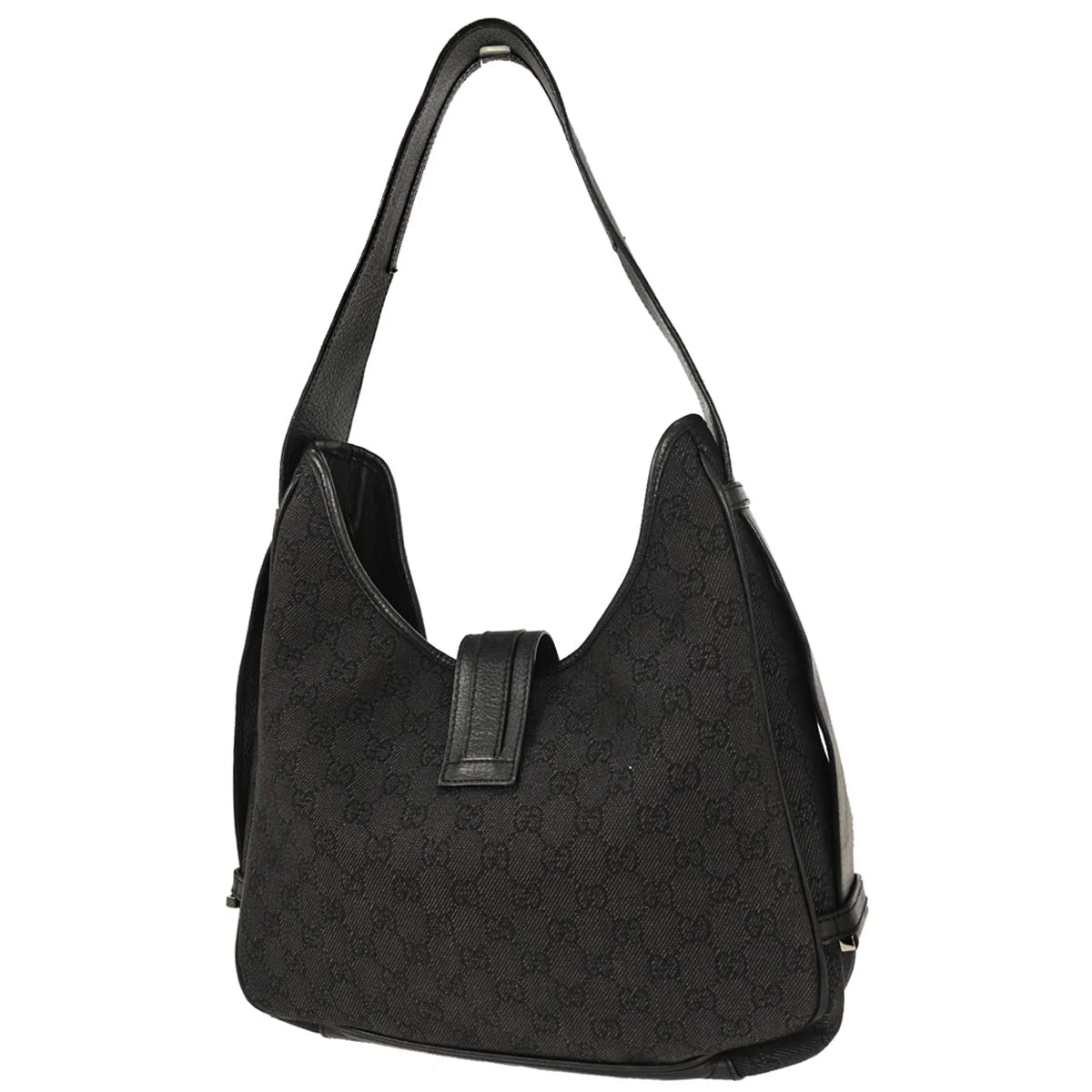 Gucci Dark Gray GG Jackie Shoulder Bag - Image 2