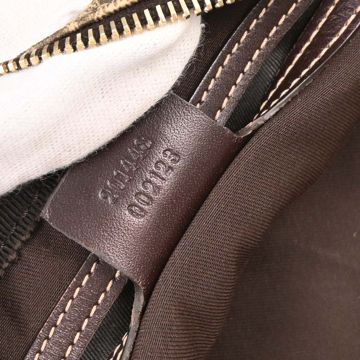 Gucci Brown PVC GG Shoulder Bag - Image 10