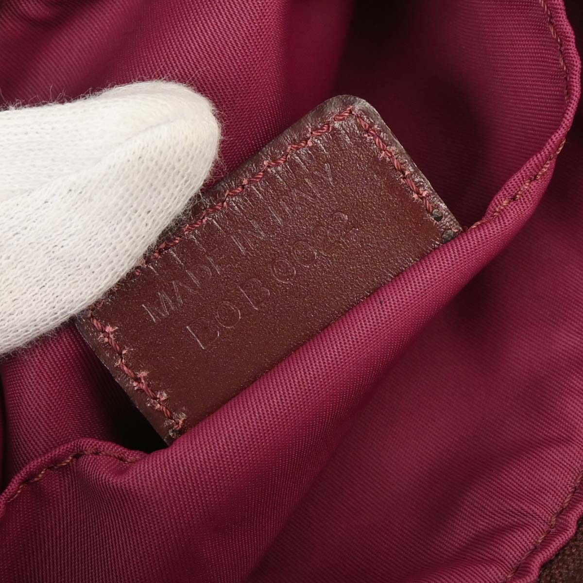 Christian Dior Bordeaux Trotter Handbag - Image 10
