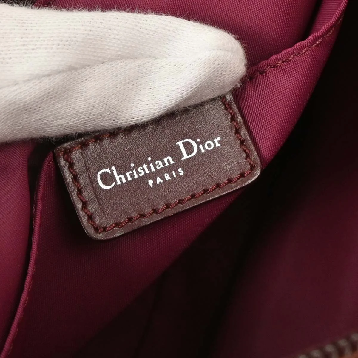 Christian Dior Bordeaux Trotter Handbag - Image 9