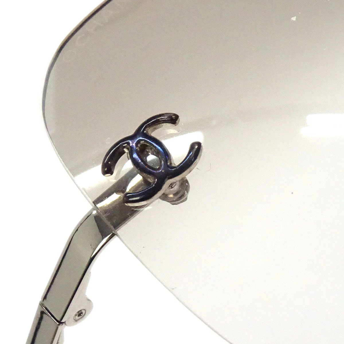 Chanel Sunglasses Eyewear Gray Small Good - Image 6