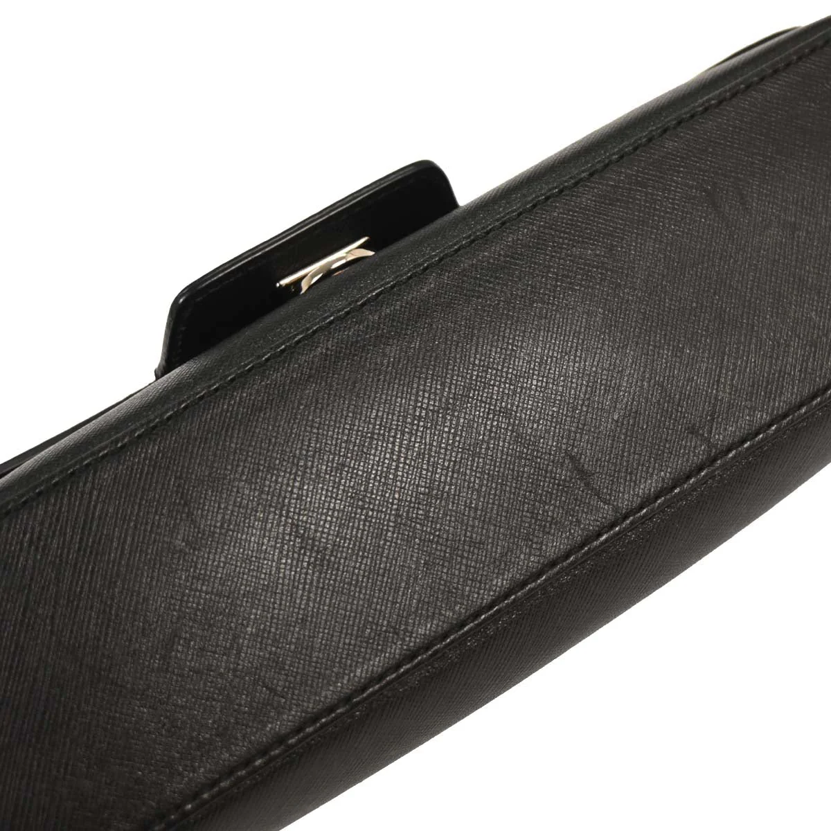 Salvatore Ferragamo Black Gancini Shoulder Bag - Image 7