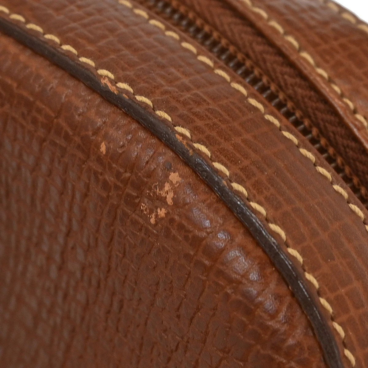 Loewe Brown Leather 2way Shoulder Handbag - Image 4