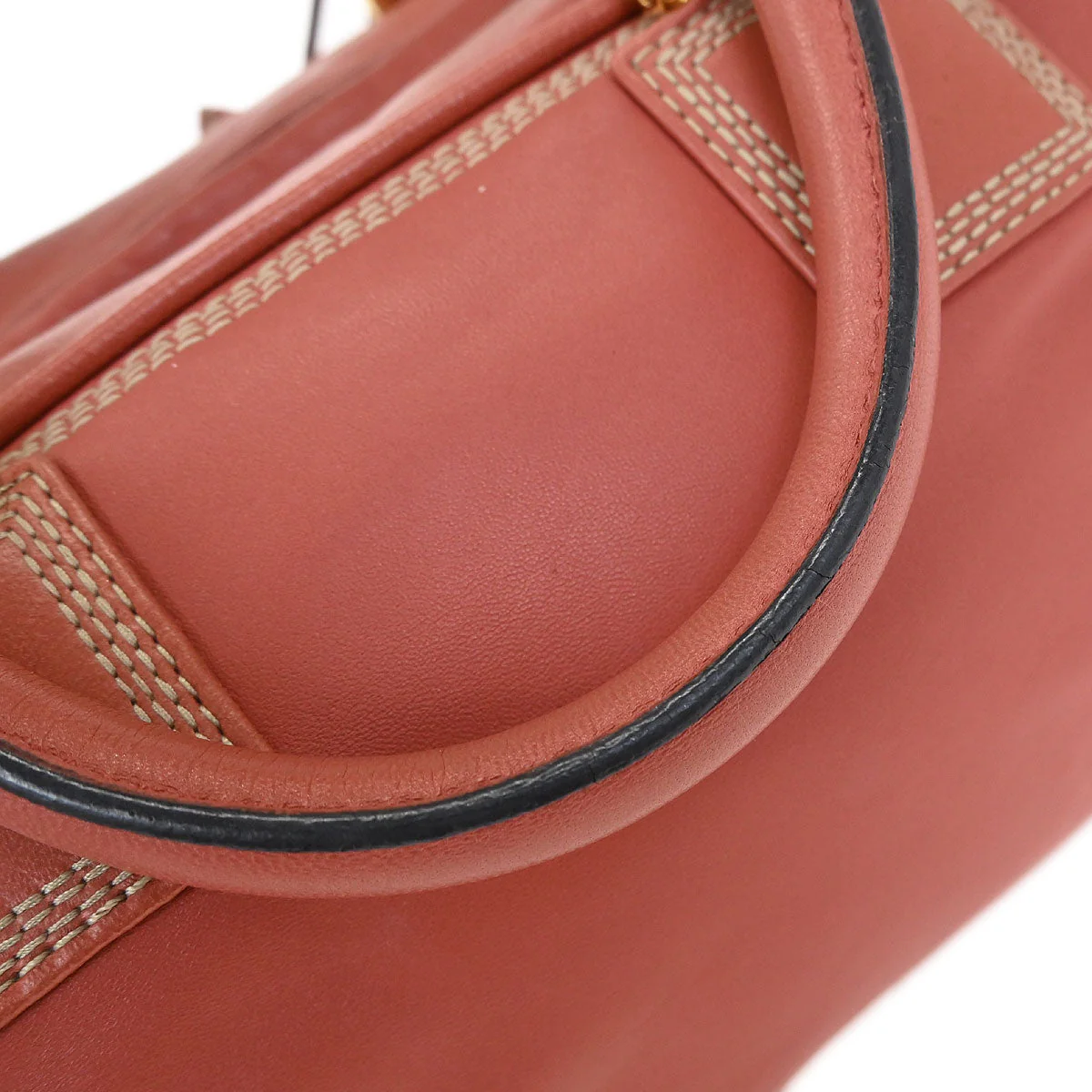 Loewe Pink Lambskin Amazona 28 Handbag - Image 6
