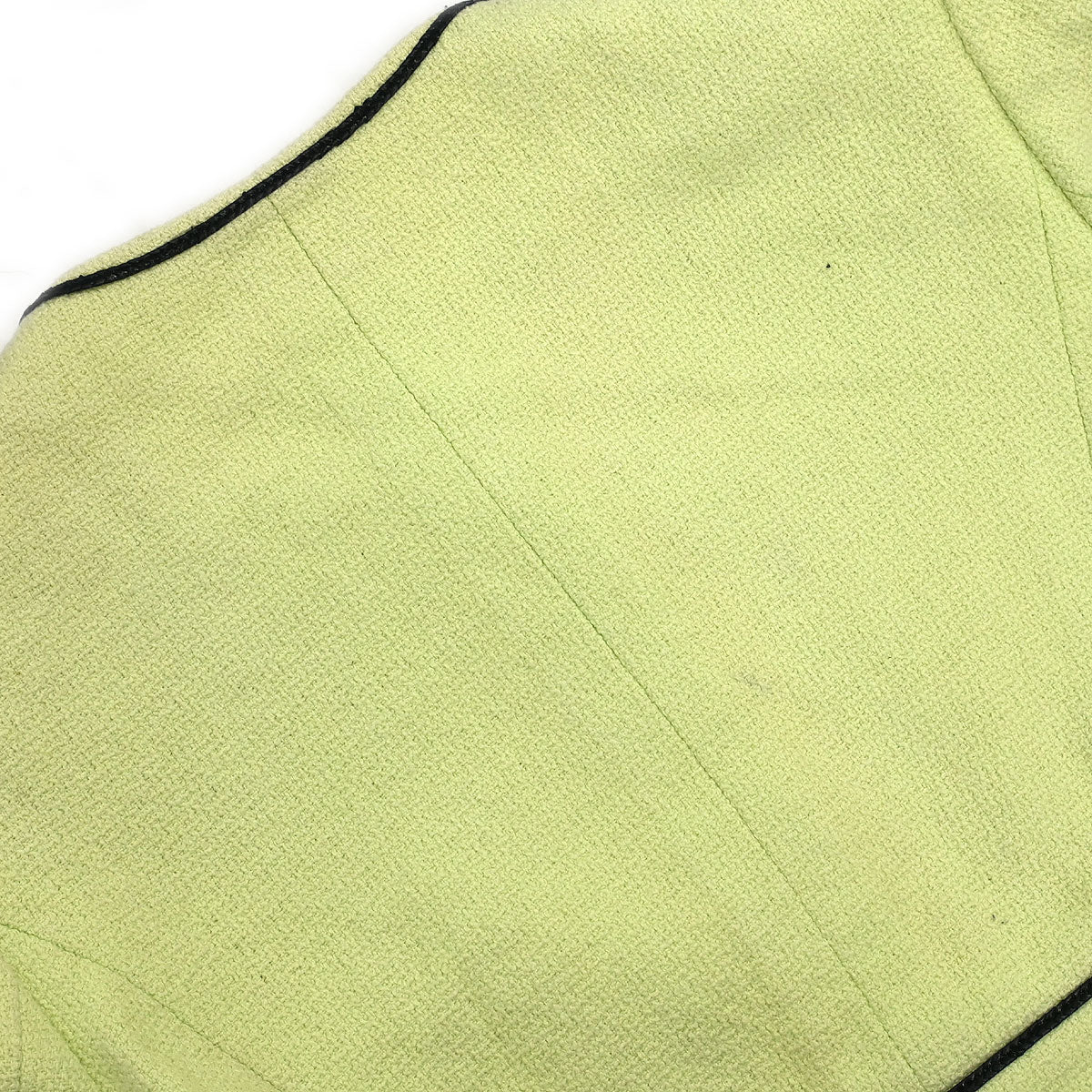 Chanel Single Breasted Collarless Jacket Light Green #36 - Image 5