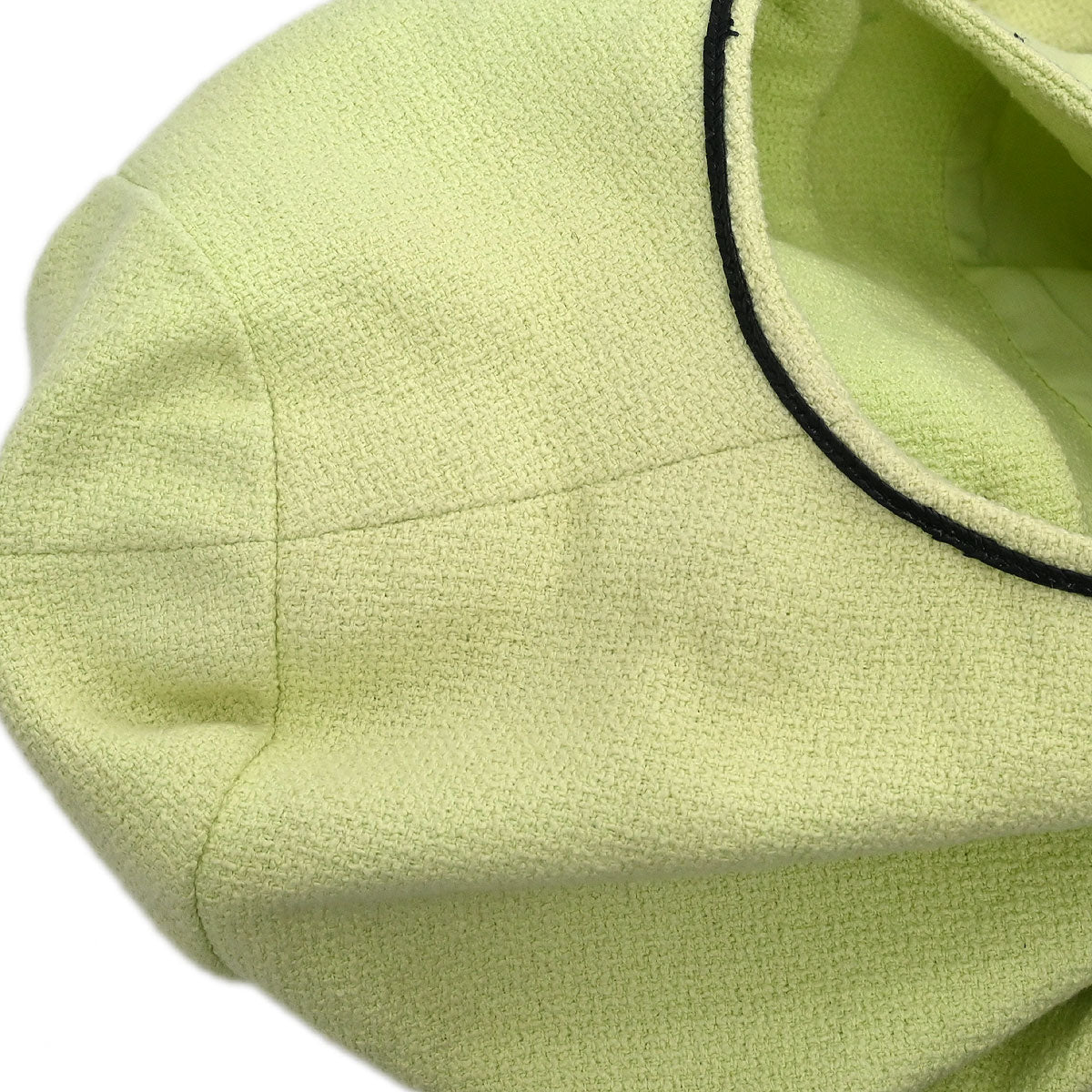 Chanel Single Breasted Collarless Jacket Light Green #36 - Image 6