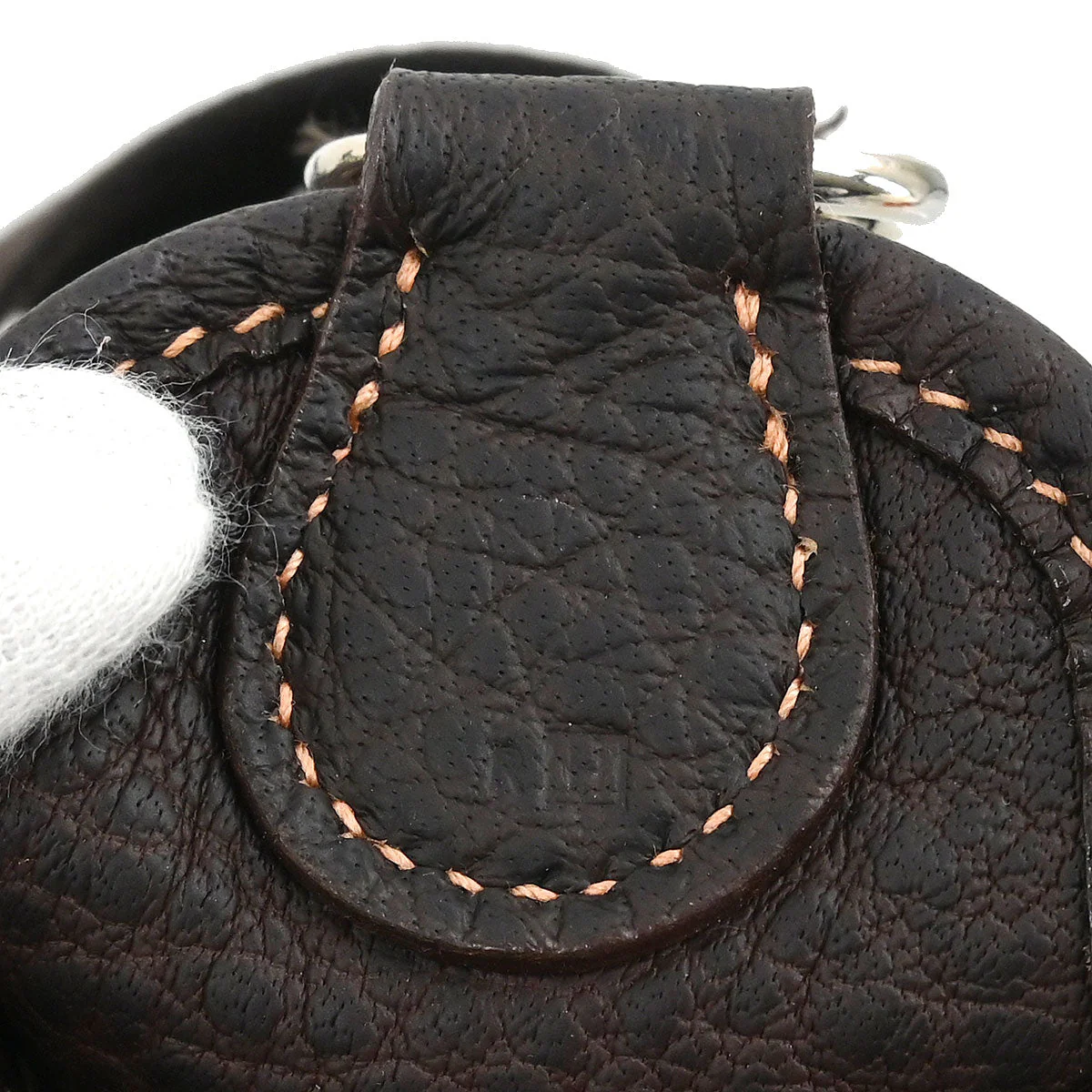 Hermes Havane Buffalo Vespa GM Shoulder Bag - Image 10