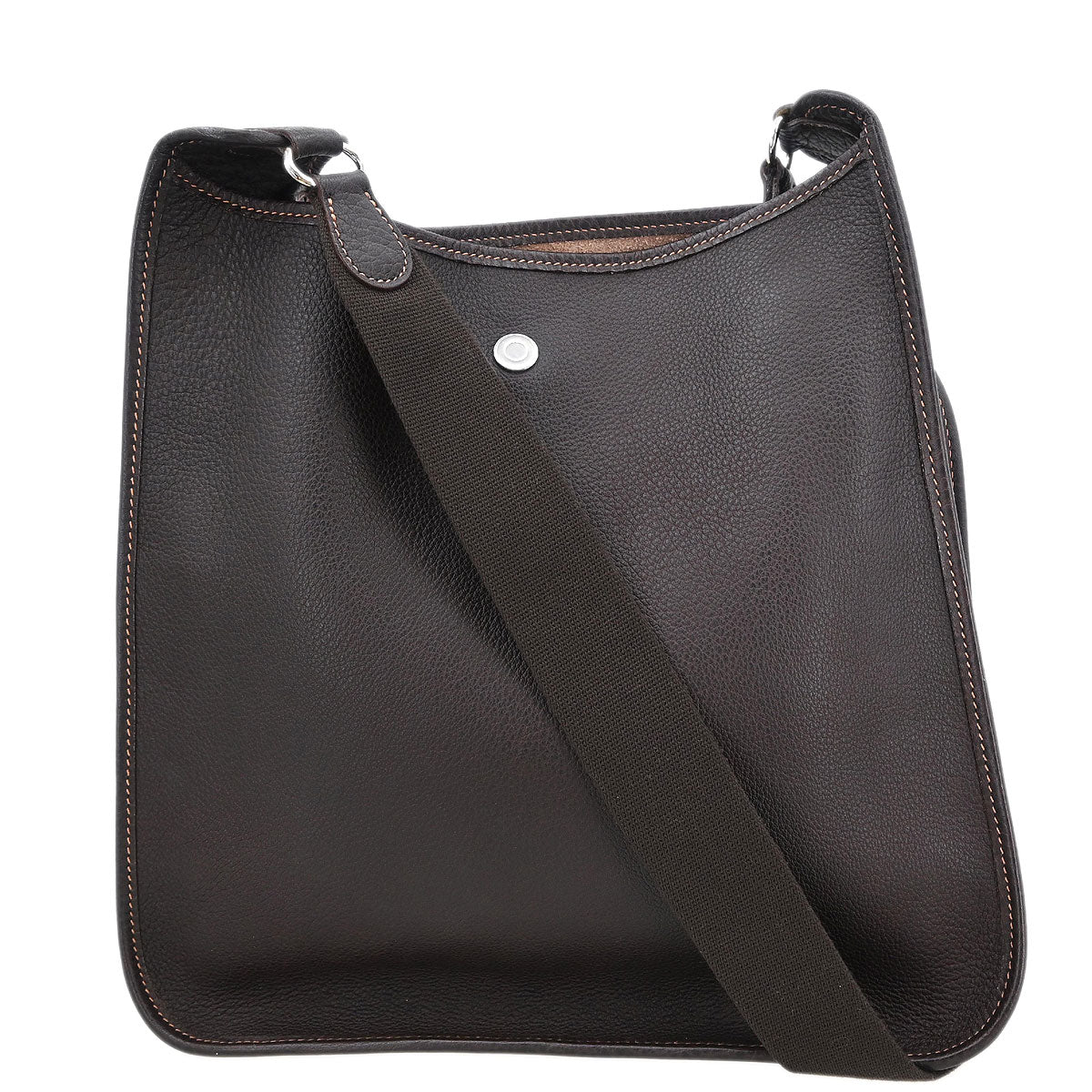 Hermes Havane Buffalo Vespa GM Shoulder Bag - Image 2