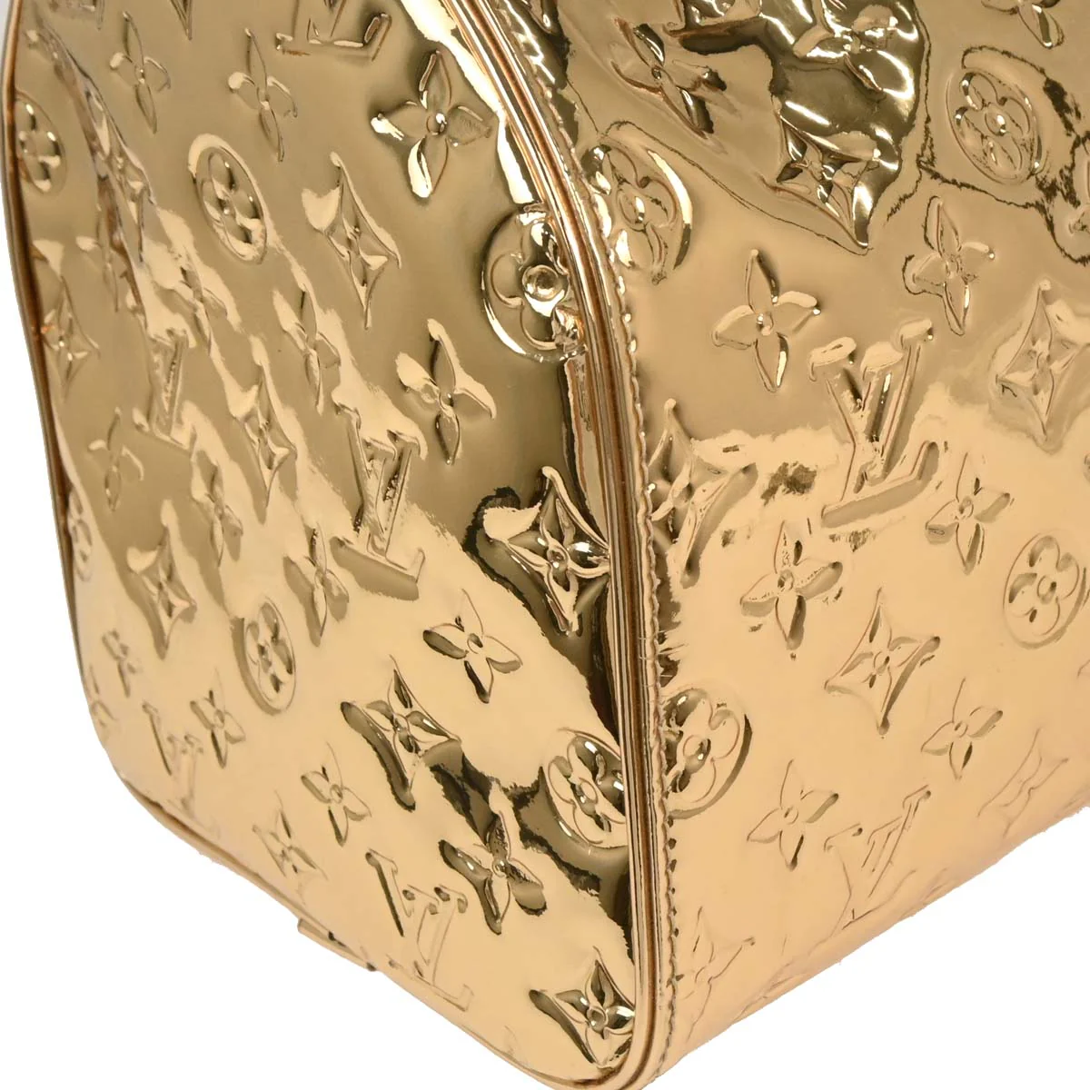Louis Vuitton Gold Monogram Miroir Speedy 30 Handbag M95272 - Image 3