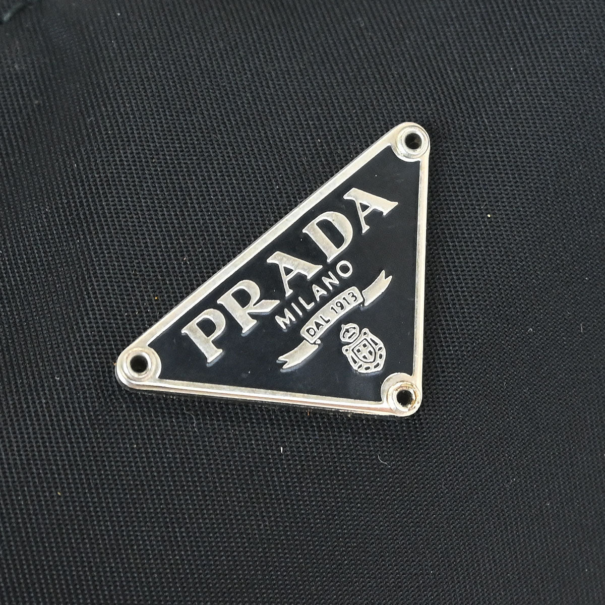 Prada Black Nylon Handbag - Image 4