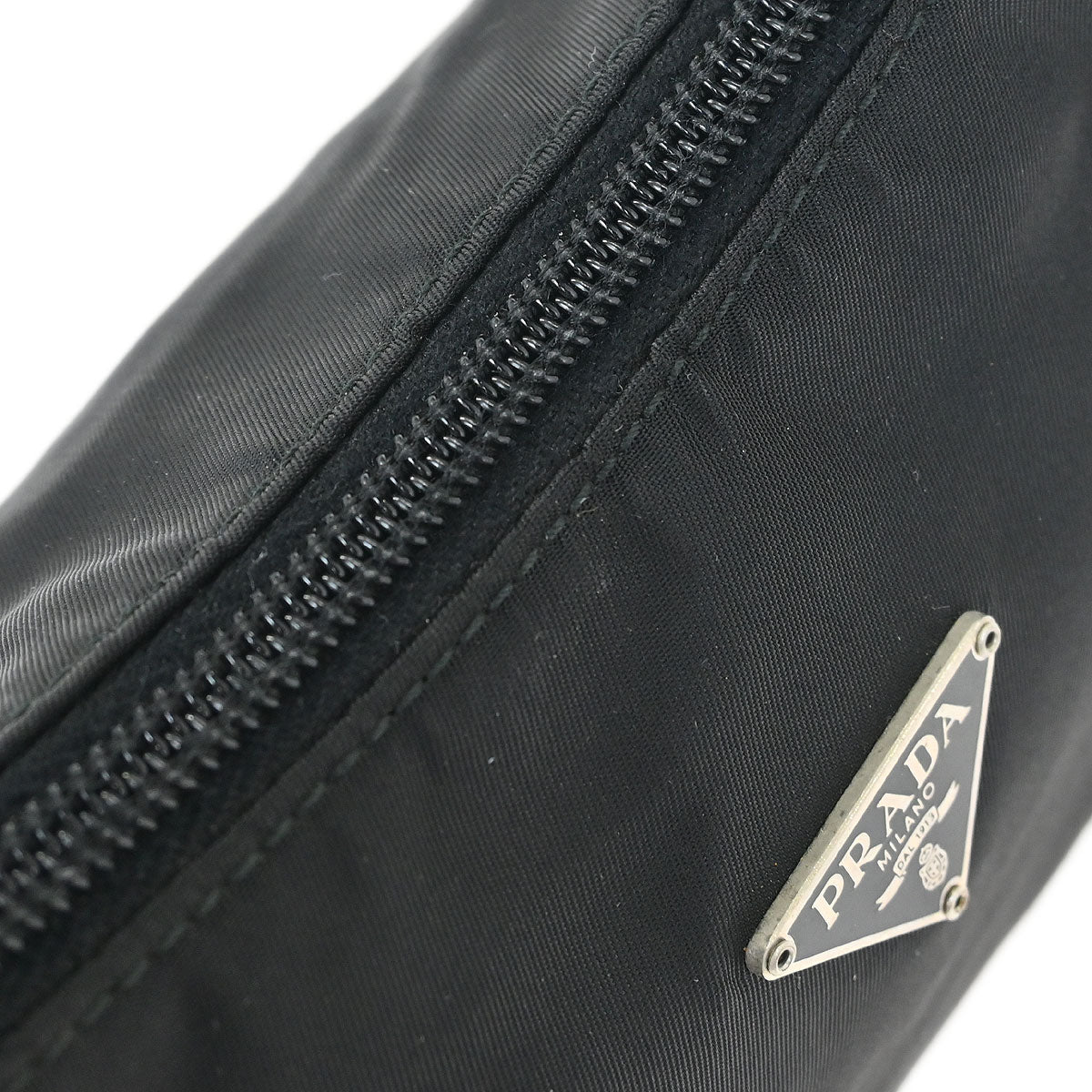 Prada Black Nylon Handbag - Image 5