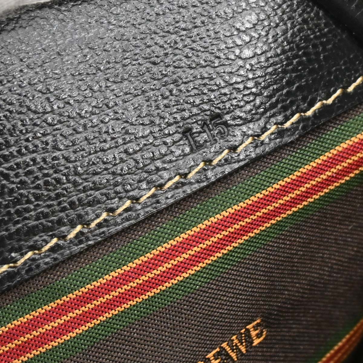 Loewe Black Brown Leather Velazquez 2way Shoulder Handbag - Image 10