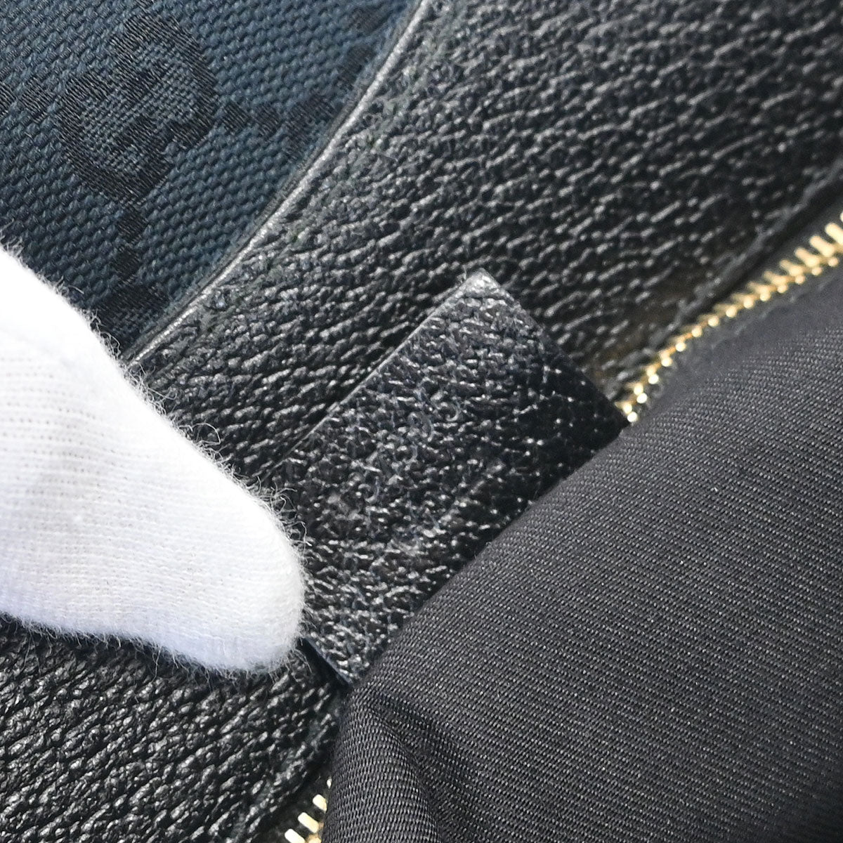 Gucci Black Bamboo GG Tote Bag - Image 10