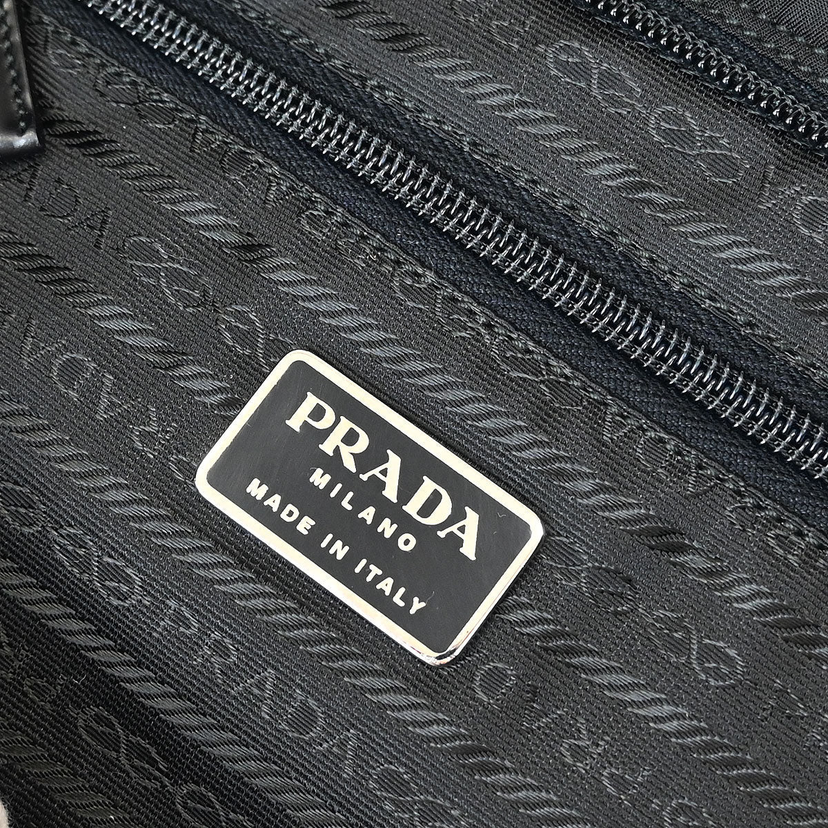 Prada Black Nylon Tote Handbag - Image 8